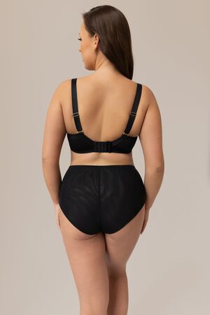 Бюстгальтер plus size с декоративными бретелями